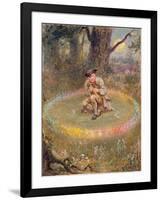 The Fairy Ring- the Enchanted Piper, C.1880-William Holmes Sullivan-Framed Giclee Print