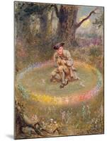 The Fairy Ring- the Enchanted Piper, C.1880-William Holmes Sullivan-Mounted Giclee Print