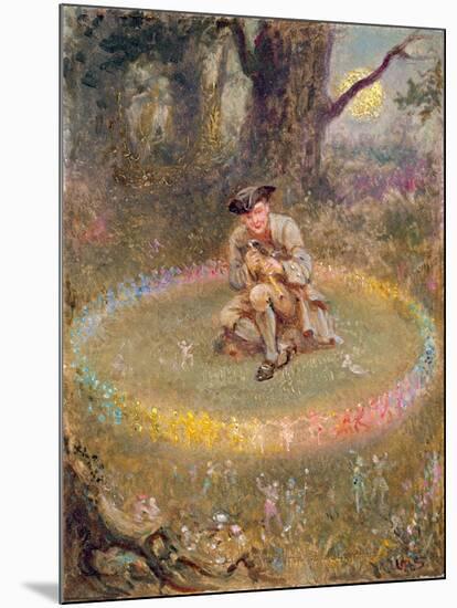 The Fairy Ring- the Enchanted Piper, C.1880-William Holmes Sullivan-Mounted Giclee Print