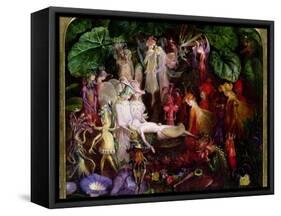 The Fairy's Funeral-John Anster Fitzgerald-Framed Stretched Canvas