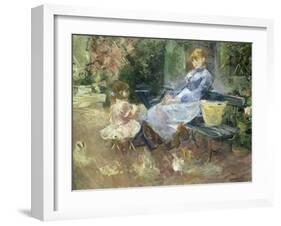 The Fairy Tale, 1883-Berthe Morisot-Framed Giclee Print