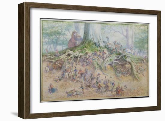 The Fairy Tree (W/C)-Richard Doyle-Framed Giclee Print