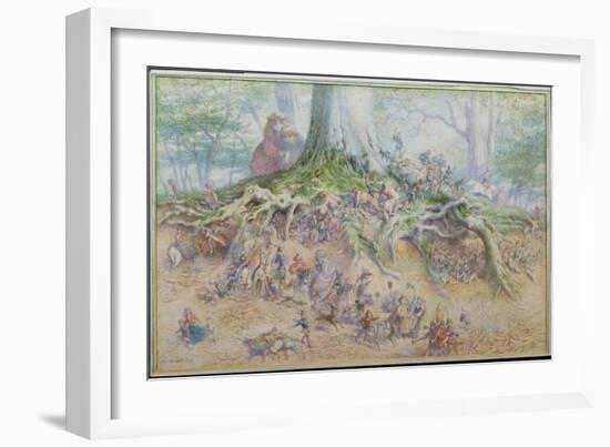 The Fairy Tree (W/C)-Richard Doyle-Framed Giclee Print
