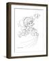 The Fairy with a watering can-Olga And Alexey Drozdov-Framed Giclee Print