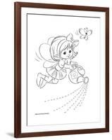 The Fairy with a watering can-Olga And Alexey Drozdov-Framed Giclee Print