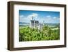 The Fairytale Castle of King Ludwig the 2Nd Neuschwanstein in Bavaria Germany in June 2013-magann-Framed Photographic Print