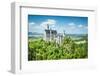 The Fairytale Castle of King Ludwig the 2Nd Neuschwanstein in Bavaria Germany in June 2013-magann-Framed Photographic Print