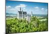 The Fairytale Castle of King Ludwig the 2Nd Neuschwanstein in Bavaria Germany in June 2013-magann-Mounted Photographic Print