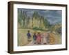 The Fairytale Forest, 1901-2 (Oil on Canvas)-Edvard Munch-Framed Giclee Print