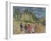 The Fairytale Forest, 1901-2 (Oil on Canvas)-Edvard Munch-Framed Giclee Print