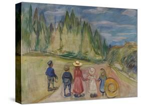 The Fairytale Forest-Edvard Munch-Stretched Canvas