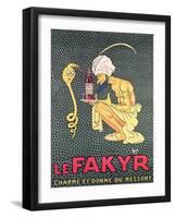 The Fakyr: Charmer and Giver of Spirit, Advertisement for 'Fakyr' Aperitif-Michel, called Mich Liebeaux-Framed Giclee Print