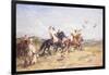 The Falcon Chase; La Chasse Au Falcon, 1923-Henri Emilien Rousseau-Framed Giclee Print