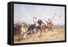 The Falcon Chase-Henri Emilien Rousseau-Framed Stretched Canvas