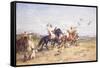 The Falcon Chase-Henri Emilien Rousseau-Framed Stretched Canvas