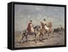 The Falcon Hunt-Henri Emilien Rousseau-Framed Stretched Canvas
