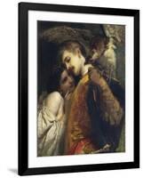 The Falconer, 1863-Tranquillo Cremona-Framed Giclee Print