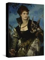The Falconer, about 1880-Hans Makart-Stretched Canvas
