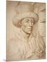 The Falconer), C.1445-47 (Drawing)-Petrus Christus-Mounted Giclee Print