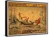 The fall and rise of Humpty Dumpty Theatre Poster-Lantern Press-Framed Stretched Canvas