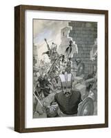 The Fall of Constantinople, 1453-Angus Mcbride-Framed Giclee Print