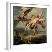 The Fall of Icarus, 1636-1637-Jacob Peter Gowy-Framed Giclee Print