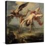 The Fall of Icarus, 1636-1637-Jacob Peter Gowy-Stretched Canvas