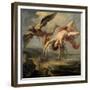 The Fall of Icarus, 1636-1637-Jacob Peter Gowy-Framed Giclee Print