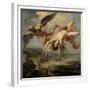 The Fall of Icarus, 1636-1637-Jacob Peter Gowy-Framed Giclee Print