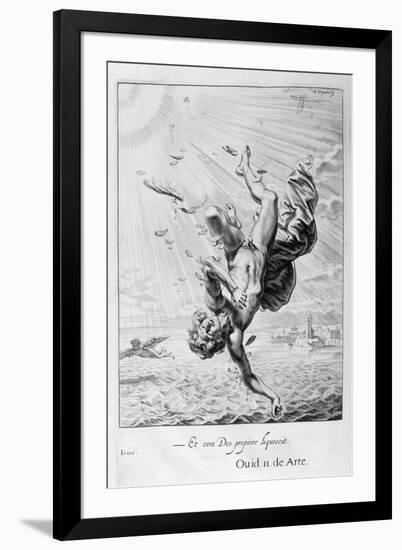 The Fall of Icarus, 1655-Michel de Marolles-Framed Giclee Print