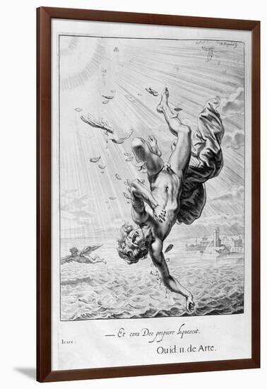 The Fall of Icarus, 1655-Michel de Marolles-Framed Giclee Print