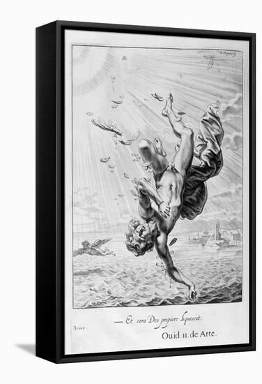 The Fall of Icarus, 1655-Michel de Marolles-Framed Stretched Canvas