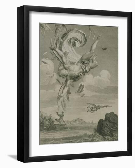 The Fall of Icarus, 1731-Bernard Picart-Framed Giclee Print