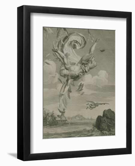 The Fall of Icarus, 1731-Bernard Picart-Framed Giclee Print