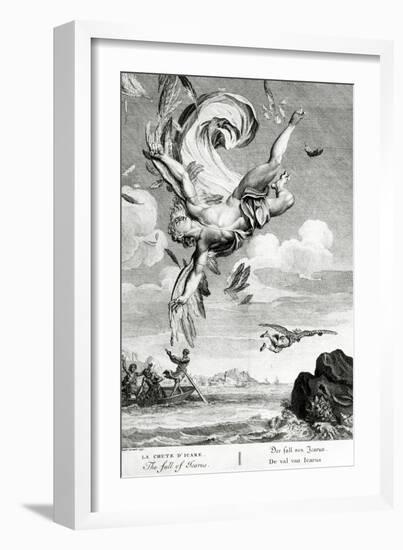 The Fall of Icarus, 1731-Bernard Picart-Framed Giclee Print