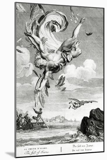 The Fall of Icarus, 1731-Bernard Picart-Mounted Giclee Print