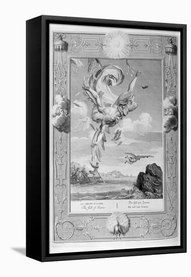 The Fall of Icarus, 1733-Bernard Picart-Framed Stretched Canvas