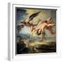 The fall of Icarus (detail) - 1636-Jacob Peter Gowy-Framed Giclee Print