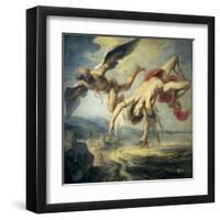 The Fall of Icarus-Jacob Peter Gowi-Framed Art Print