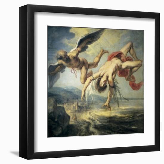 The Fall of Icarus-Jacob Peter Gowi-Framed Art Print