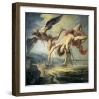 The Fall of Icarus-Jacob Peter Gowi-Framed Art Print