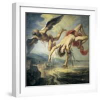 The Fall of Icarus-Jacob Peter Gowi-Framed Art Print