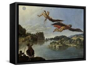 The Fall of Icarus-Carlo Saraceni-Framed Stretched Canvas