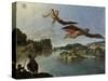 The Fall of Icarus-Carlo Saraceni-Stretched Canvas