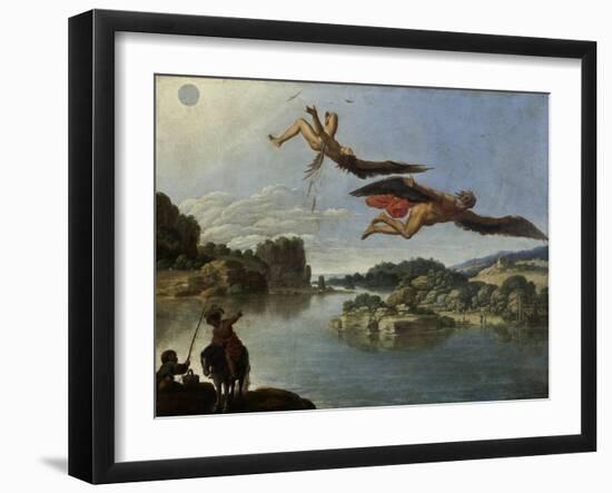 The Fall of Icarus-Carlo Saraceni-Framed Giclee Print