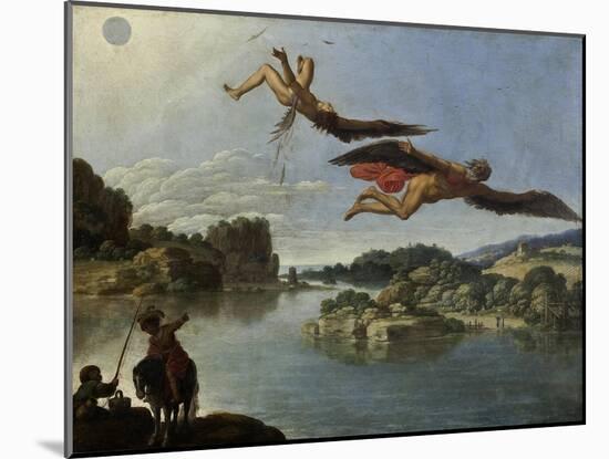 The Fall of Icarus-Carlo Saraceni-Mounted Giclee Print