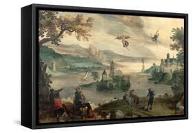 The Fall of Icarus-Jacob Grimmer-Framed Stretched Canvas