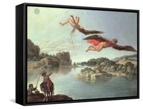 The Fall of Icarus-Carlo Saraceni-Framed Stretched Canvas