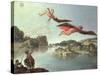 The Fall of Icarus-Carlo Saraceni-Stretched Canvas