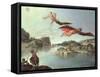 The Fall of Icarus-Carlo Saraceni-Framed Stretched Canvas